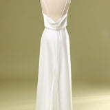 Mermaid White Long Prom Dress