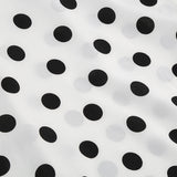1950S Black and White Polka Dot Halter Neck Vintage Dress