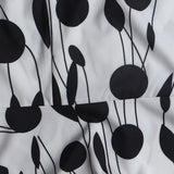 1950s White and Black Sleeveless Retro Polka Dot Belted Vintage Dress