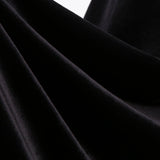 1950s Burgundy Velvet Halter Neck Vintage Dress