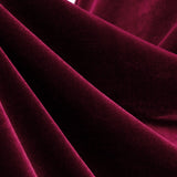 1950S Burgundy Velvet Sleeveless Vintage Dress