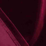 1950S Burgundy Velvet Sleeveless Vintage Dress