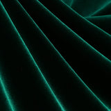 1950S Dark Green Velvet Retro Sleeveless Bow-Tie Shoulder Vintage Dress