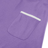 1950S Lavender and White Halter Neck Pocket Vintage Dress