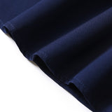 1950s Navy Blue Retro Three-Quarter Sleeve Sweetheart Neckline Vintage Dress