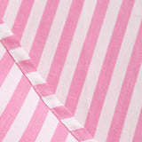 1950S Pink Striped Spaghetti Strap Sleeveless Vintage Dress