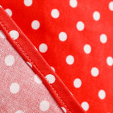 1950S Red Retro Polka Dot Halter Neck Vintage Dress