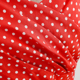1950S Red Retro Polka Dot Halter Neck Vintage Dress
