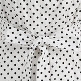1950S Red Retro Polka Dot Halter Neck Vintage Dress