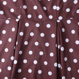 1950s Teal Spaghetti Strap Retro Polka Dot Vintage Dress