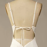 White Mermaid Long Wedding Dress