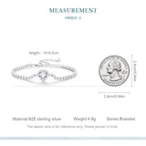 Sparkling Heart Bracelet