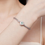 Lucky Four Leaf Clover Bracelet