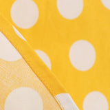 1950S Yellow Retro Polka Dot Halter Neck Vintage Dress