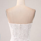 Ivory Strapless Mermaid Wedding Dress