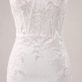 Ivory Strapless Mermaid Wedding Dress