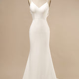 Mermaid Boho Wedding Dress with Ruffles