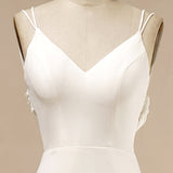 Mermaid Boho Wedding Dress with Ruffles