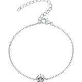 Gold Plated Solitaire Diamond Bracelets