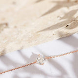 Gold Plated Solitaire Diamond Bracelets