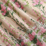 1950S V-Neck Sleeveless Havy Embroidery Retro 50S dress Hepburn Vintage Dress